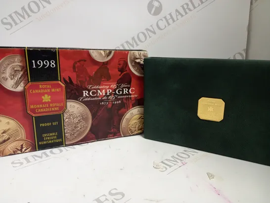 BOXED 1998 ROYAL CANADIAN MINT PROOF SET 