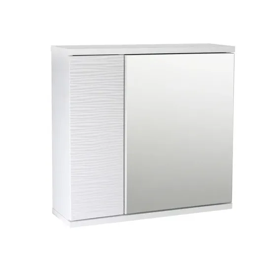 BOXED MINAXI 480mm W, 350mm H SURFACE FRAMELESS MEDICINE CABINET (1 BOX)