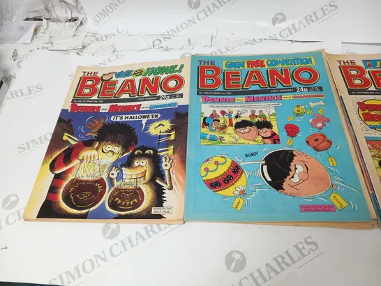 COLLECTION OF ASSORTED BEANO COMICS FROM 1989