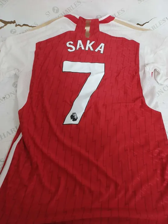 ADIDAS ARSENAL FOOTBALL CLUB SHIRT - SAKA 7 - MEDIUM