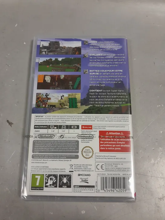 SEALED MINECRAFT FOR NINTENDO SWITCH 