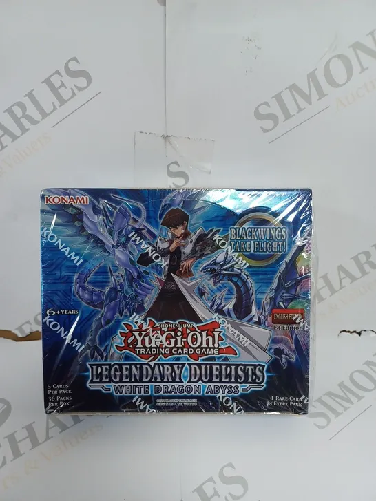 SEALED YU-GI-OH! TCG LEGENDARY DUELISTS: WHITE DRAGON ABYSS BOOSTER BOX