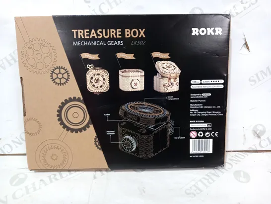 ROKR TREASURE BOX MECHANICAL GEARS LK502