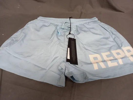 REPRESENT SWIM SHORTS IN POWER BLUE - LARGE