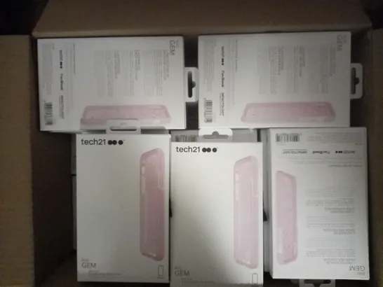 LOT OF APPROXIMATELY 79 BRAND NEW BOXED TECH 21 EVO GEM CASE WITH 9.9FT 3-LAYER DROP PROTECTION FOR IPHONE X T21-5902 ROSE