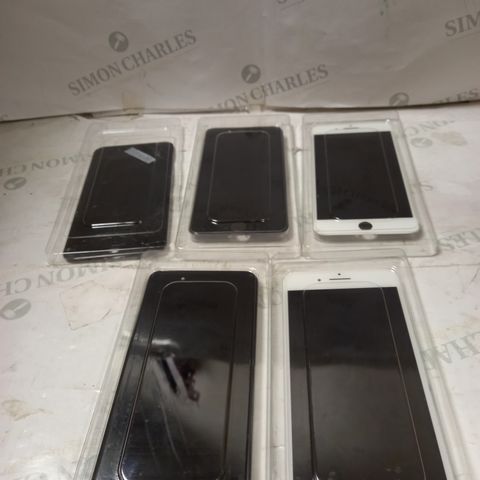 LOT OF 5 IPHONE 7 PLUS LCD SCREENS ONLY