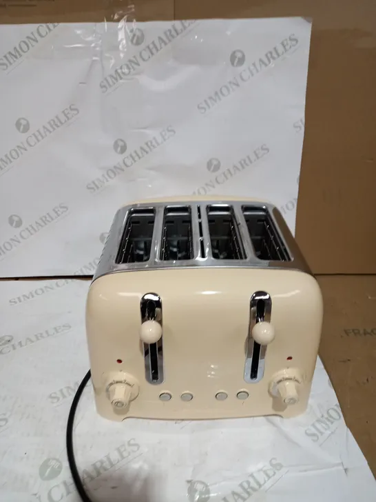 DUALIT 4-SLOT LITE TOASTER IN CREAM