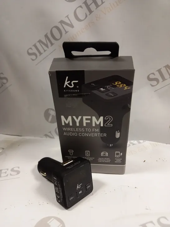 BOXED 20x KITSOUND MYFM2 WIRELESS TO FM CONVERTOR 