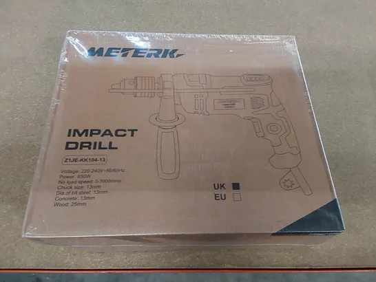 BRAND NEW BOXED METEREK 850W IMPACT DRILL (1 BOX)