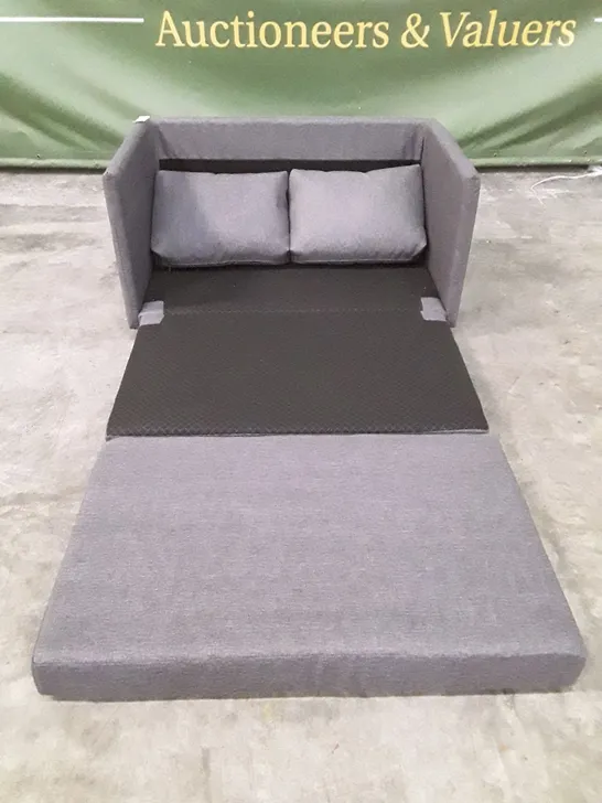 QUALITY DESIGNER HOLLANDER MADE BY ORDER SOFA BED - GREY FABRIC