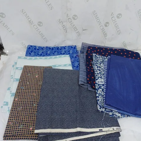 LOT OF 8 PIECES OF FABRIC