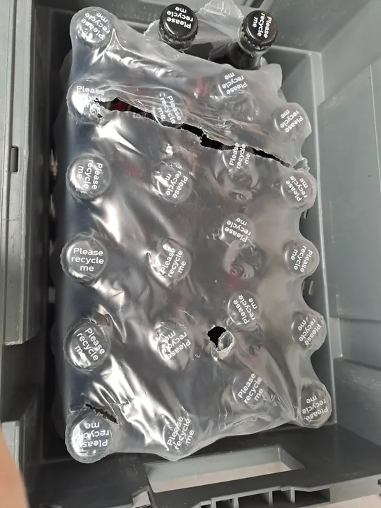 BOX OF APPROX 20 BOTTLES OF COCACOLA ZERO