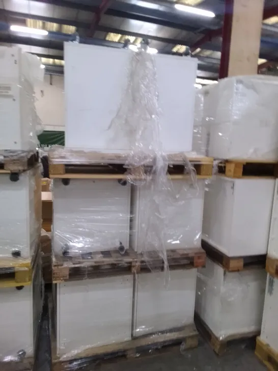 3 PALLETS OF ASSORTED WHITE PAINTED FURNITURE