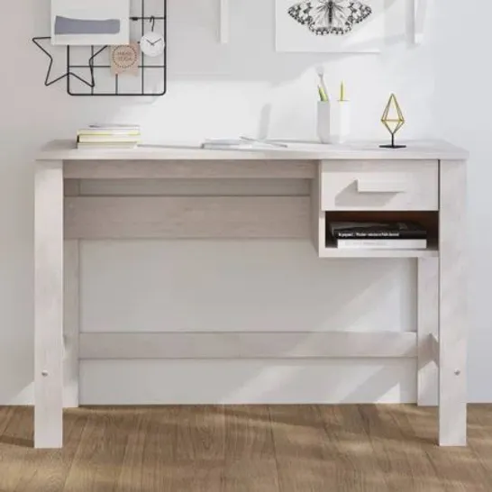 HARNEEN DESK 1 DRAW WHITE