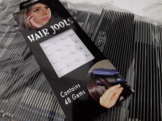 LOT OF APPROXIMATELY 200 48-PACKS OF HAIR JOOLS GEMS