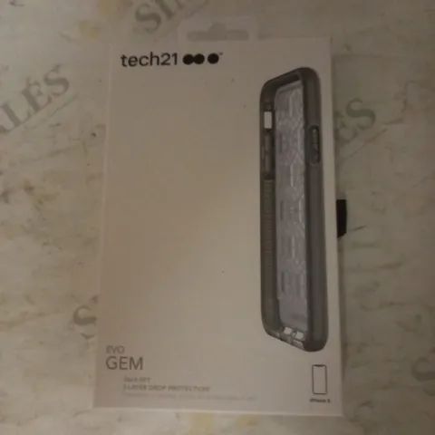 LOT OF 100 BRAND NEW TECH21 EVO GEM TRANSPARENT SOFT SHELL CASE WITH GREY BUMPER FOR IPHONE X / XS