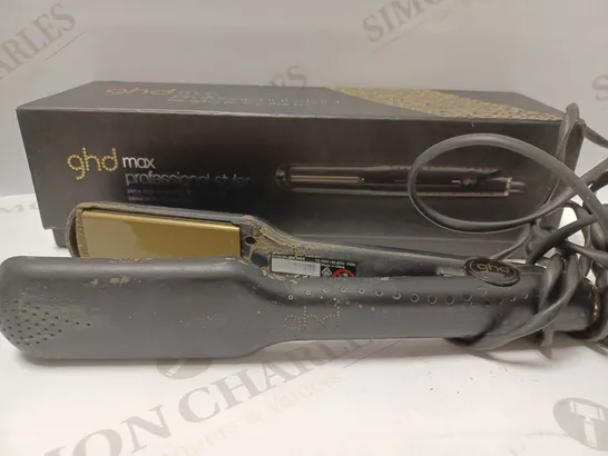 GHD SS5.0 GOLD SERIES WIDE PLATES PROFESSIONAL HAIR STRAIGHTENERS