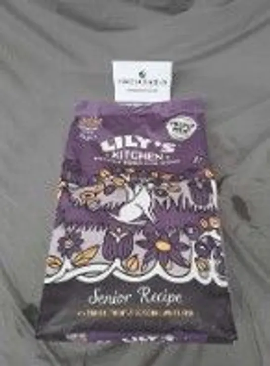 SEALED LILY'S KITCHEN SENIOR RECIPIE DOG FOOD 7KG