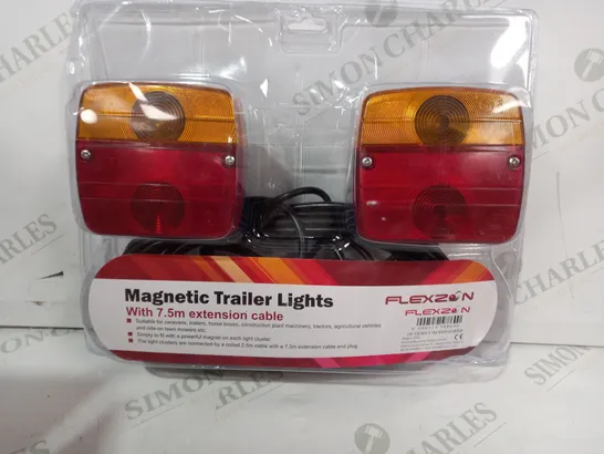 FLEXZON MAGNETIC TRAILER LIGHTS W. 7.5M EXTENSION CABLE