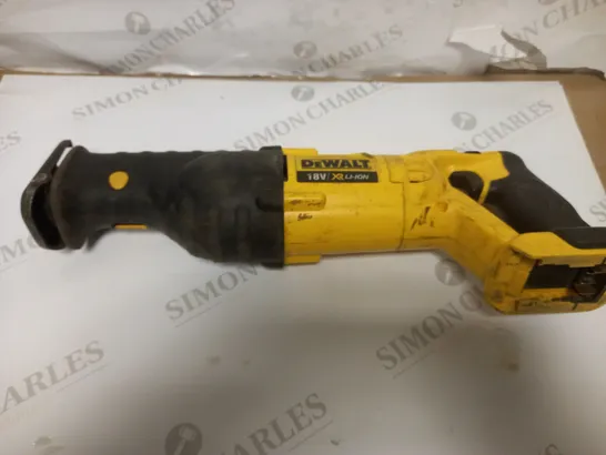 DEWALT 18V XR LITHIUM-ION BODY ONLY RECIPROCATING SAW DCS380