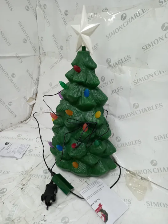 BOXED MR CHRISTMAS INDOOR OUTDOOR MOLDED CHRISTMAS TREE