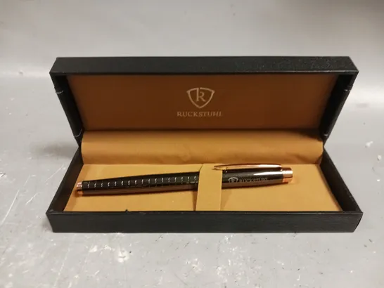 RUCKSTUHL STAINLESS STEEL LUXURY PEN IN GIFT BOX