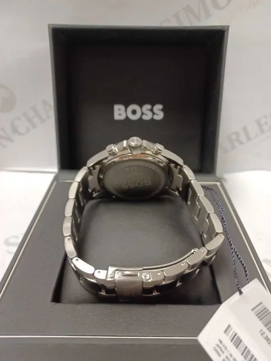 BOSS HERO WHITE CHRONOGRAPH DIAL WATCH RRP £379