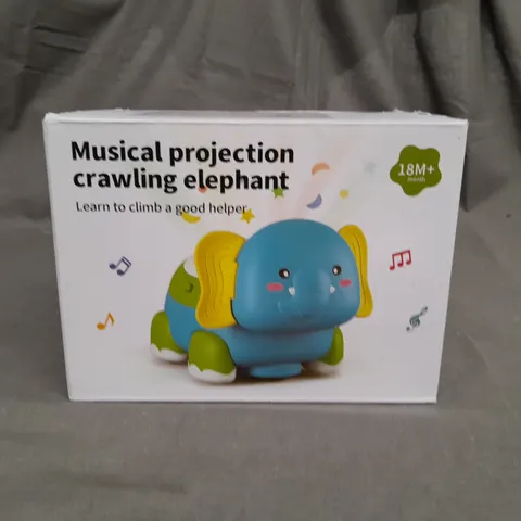 MUSICAL PROJECTION CRAWLING ELEPHANT