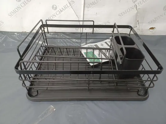 BOXED KITCHENS LAND 2-TIER METAL DISH RACK