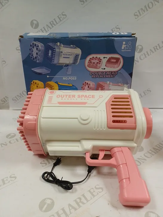 OUTER SPACE BAZOOKA BUBBLE GUN 