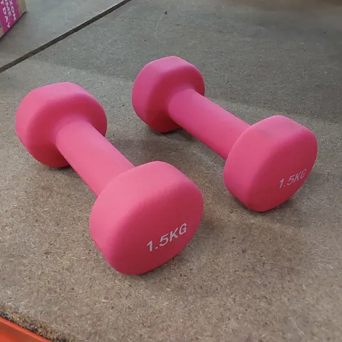 BOXED SET OF 2 NEO DUMBELLS- PINK // 2 X 1.5KG