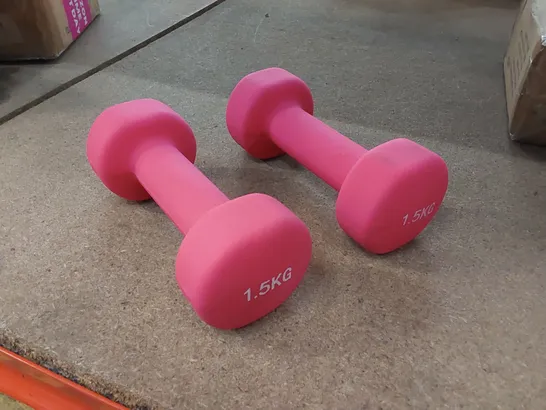 BOXED SET OF 2 NEO DUMBELLS- PINK // 2 X 1.5KG