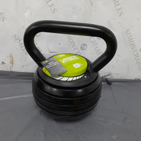 URBAN FITNESS 18KG ADJUSTABLE KETTLEBELL  