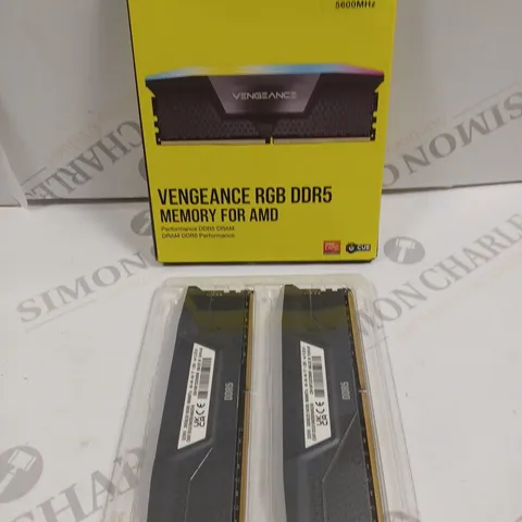 BOXED CORSAIR VENGEANCE RGB DDR5 MEMORY - 32GB
