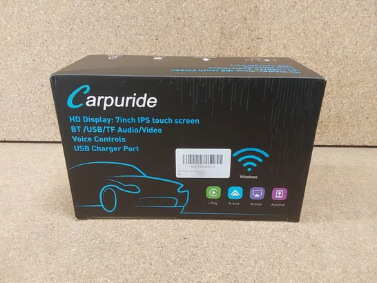 BOXED CARPURIDE CARPLAY WIRELESS 7INCH IPS TOUCH SCREEN AUDIO/VIDEO DISPLAY - X001KG4BPV