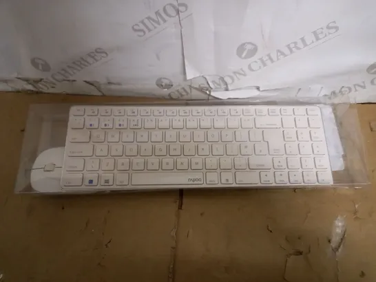 RAPOO WIRELESS KEYBOARD AND MOUSE