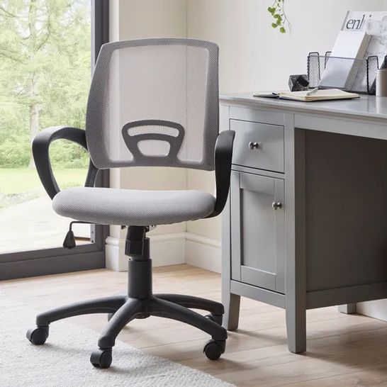 BOXED ARCHIE ERGONOMIC OFFICE CHAIR GREY (1 BOX)