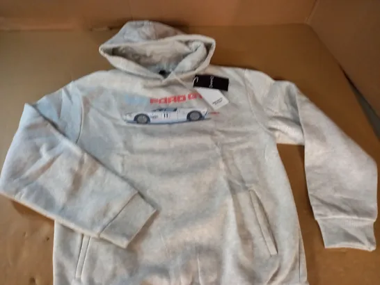 AOF FORD GT BRANDED GREY HOODIE - M