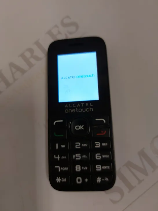 ALCATEL ONETOUCH BLACK MOBILE PHONE 