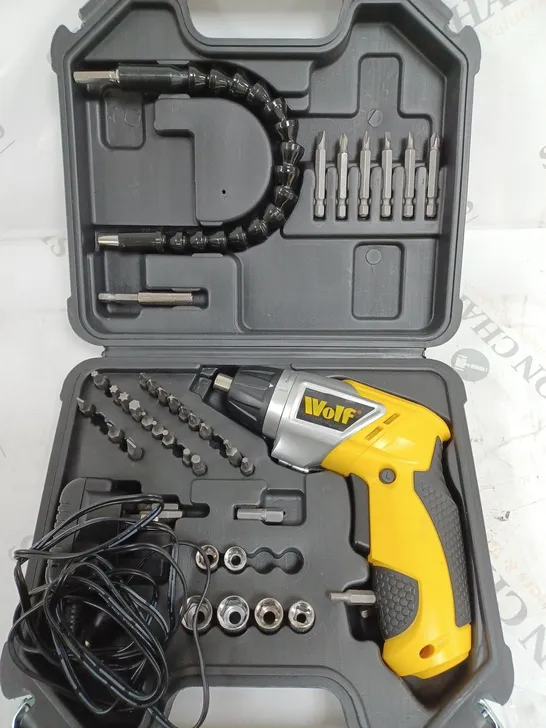 BOXED WOLF 3.6V CORDLESS LITHIUM ION SCREWDRIVER