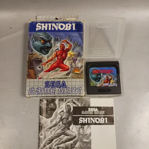 BOXED SHINOBI RETRO VIDEO GAME FOR SEGA GAME GEAR 