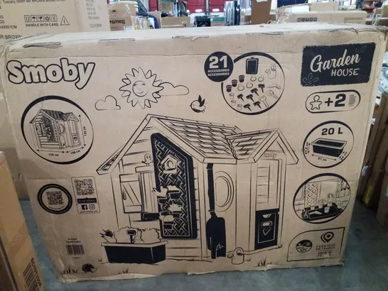 BOXED SMOBY GARDEN PLAY HOUSE