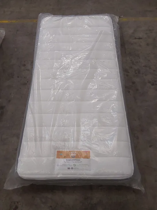 QUALITY BAGGED SILENTNIGHT 3FT SINGLE IMAGINE 600 POCKET MATTRESS 