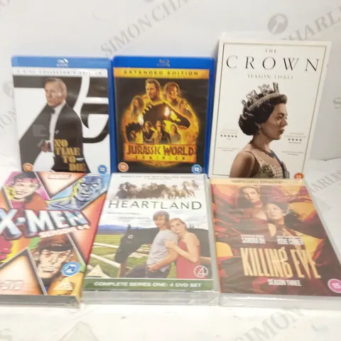 LOT OF 27 ASSORTED DVDS & BLU-RAYS, TO INCLUDE THE CROWN, X-MEN, KILLING EVE, ETC