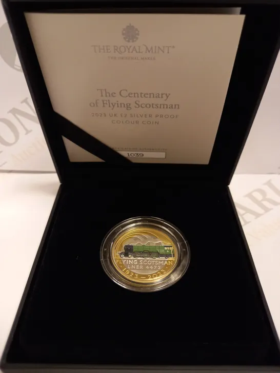 THE ROYAL MINT `THE CENTURY OF FLYING SCOTSMAN` COLLECTABLE COIN - 2023