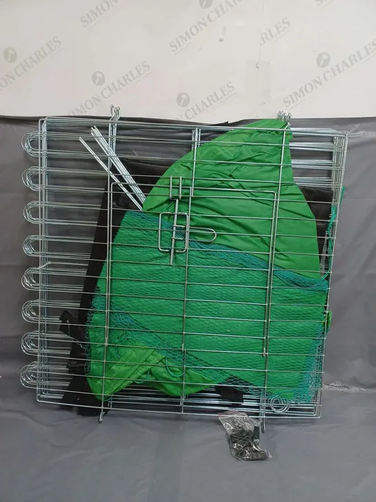 BOXED BUNNY BUSINESS 8-PANEL PLAYPEN WITH FREE SAFETY NET 60CM X 60CM X 8CM EXTRA LARGE