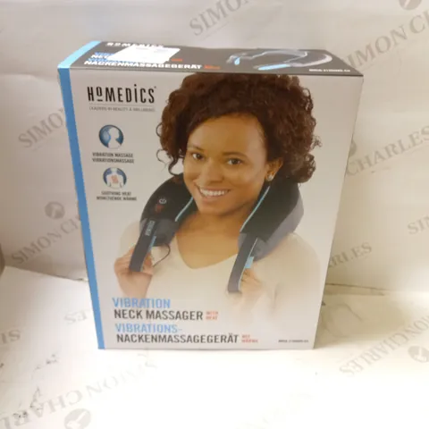 BOXED HOMEDICS VIBRATION NECK MASSAGER WITH HEAT