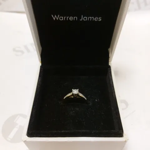 WARREN JAMES GOLD RING - SIZE M 