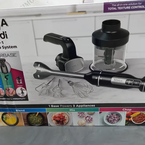 BOXED NINJA FOODI 3-IN-1 HAND BLENDER, MIXER & CHOPPER CI100UK