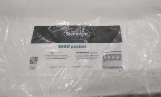 QUALITY BAGGED SILENTNIGHT 1000 POCKET ECO COMFORT DOUBLE 4'6" MATTRESS 